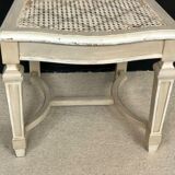 6 patinated Louis XVI style chairs