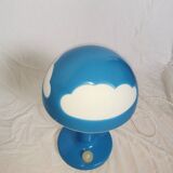 Mushroom lamp, Skojig blue cloud, design Henrik Preutz for Ikea, 1990