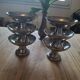 Set of 6 stainless steel ice cream bowls 18-10