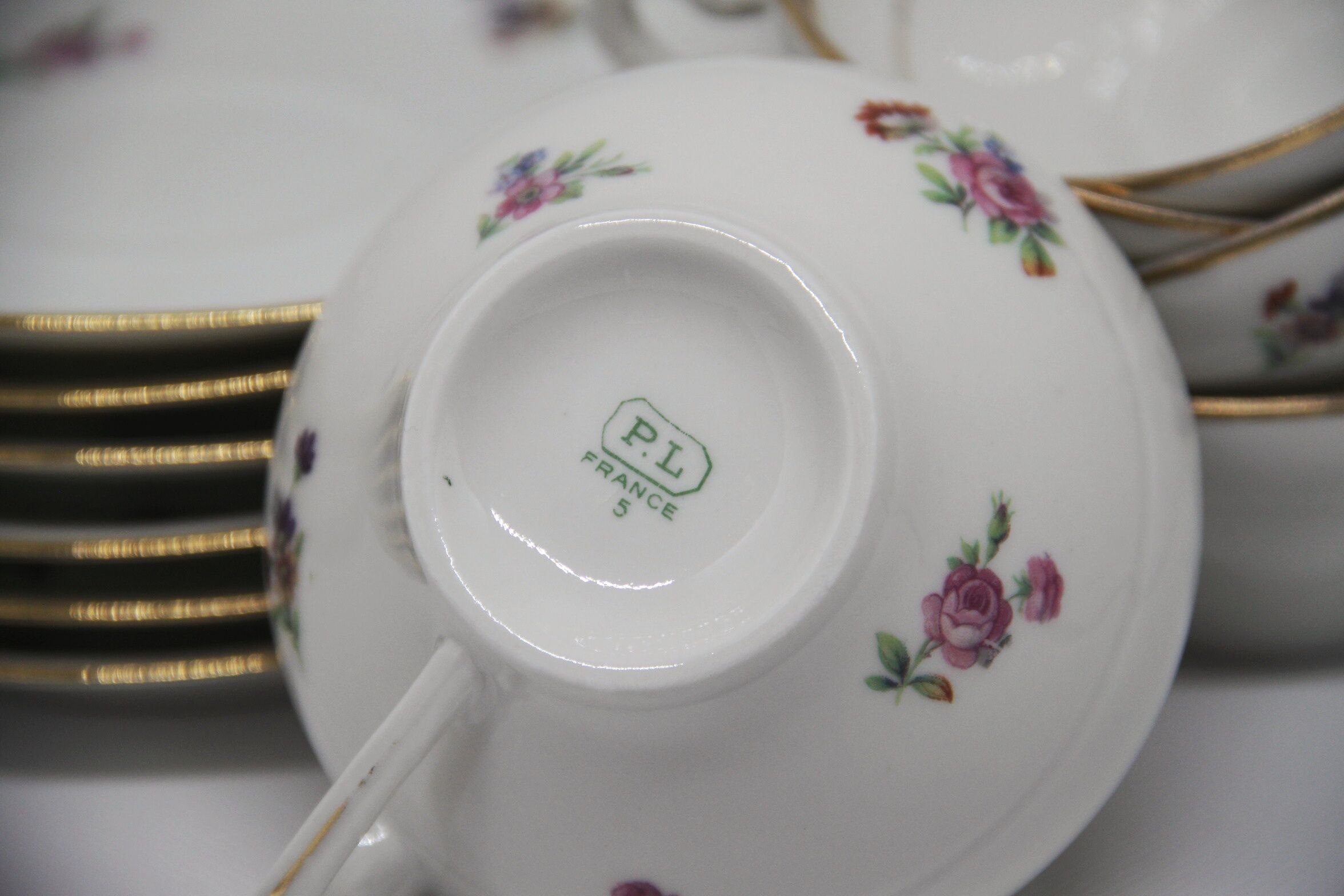 Set of 6 porcelain cups - PL France