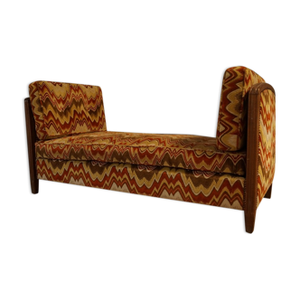 1940 vintage velvet seat