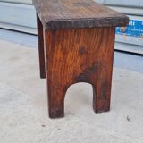Solid oak stool 1940