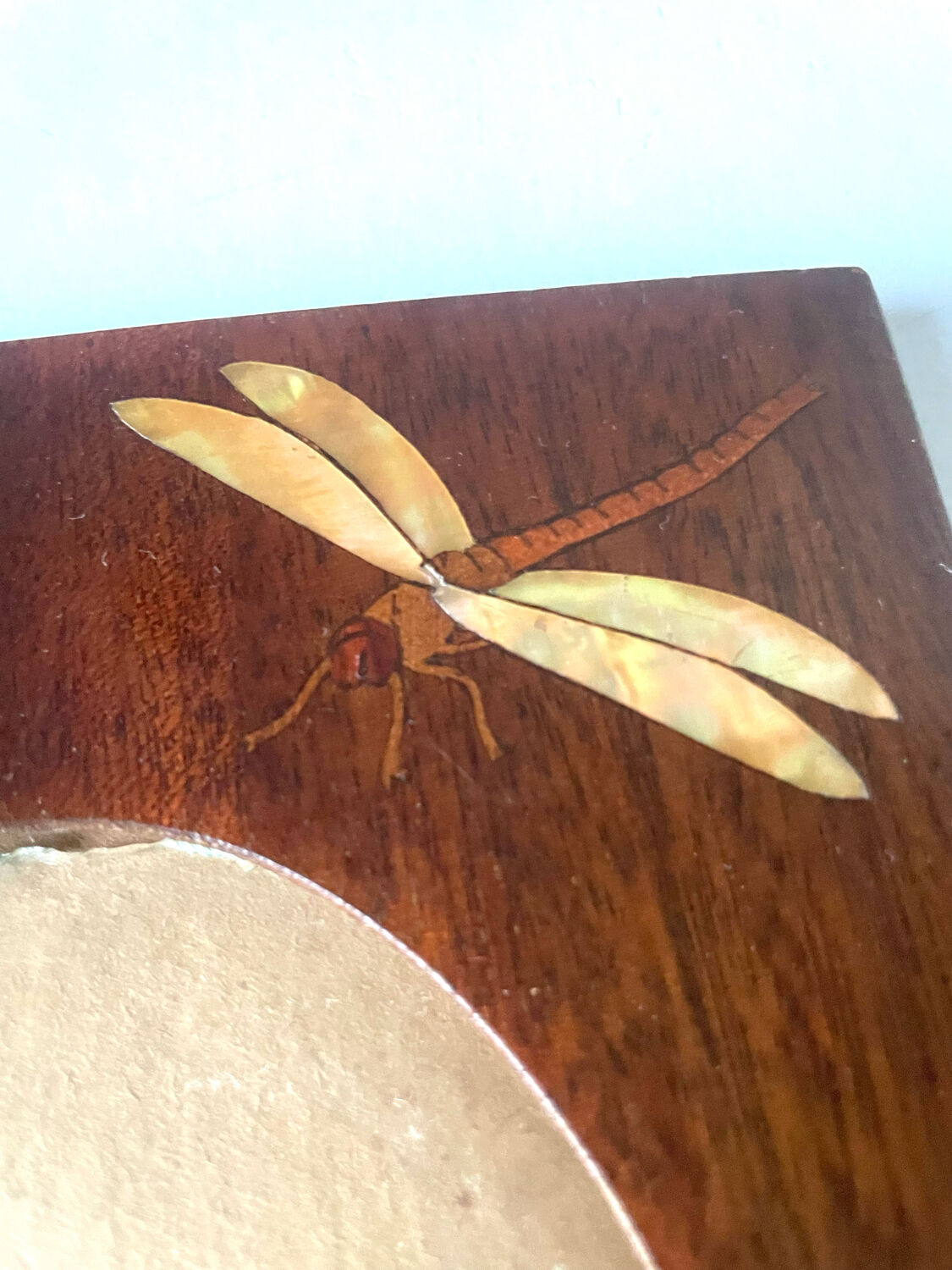 Art nouveau wood frame