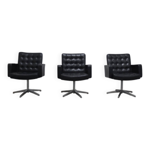 Ensemble de 3 fauteuils - knoll