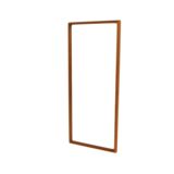Miroir scandinave en teck, Glas Mäster, Markaryd, Suède, 1960