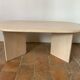 Travertine coffee table