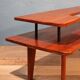 Table basse double plateaux années 60