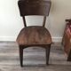 Bistro chair in wood, Baumann style.