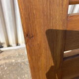 Scandinavian style oak bench in the 60s