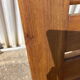 Scandinavian style oak bench in the 60s