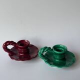 Ceramic candle holders