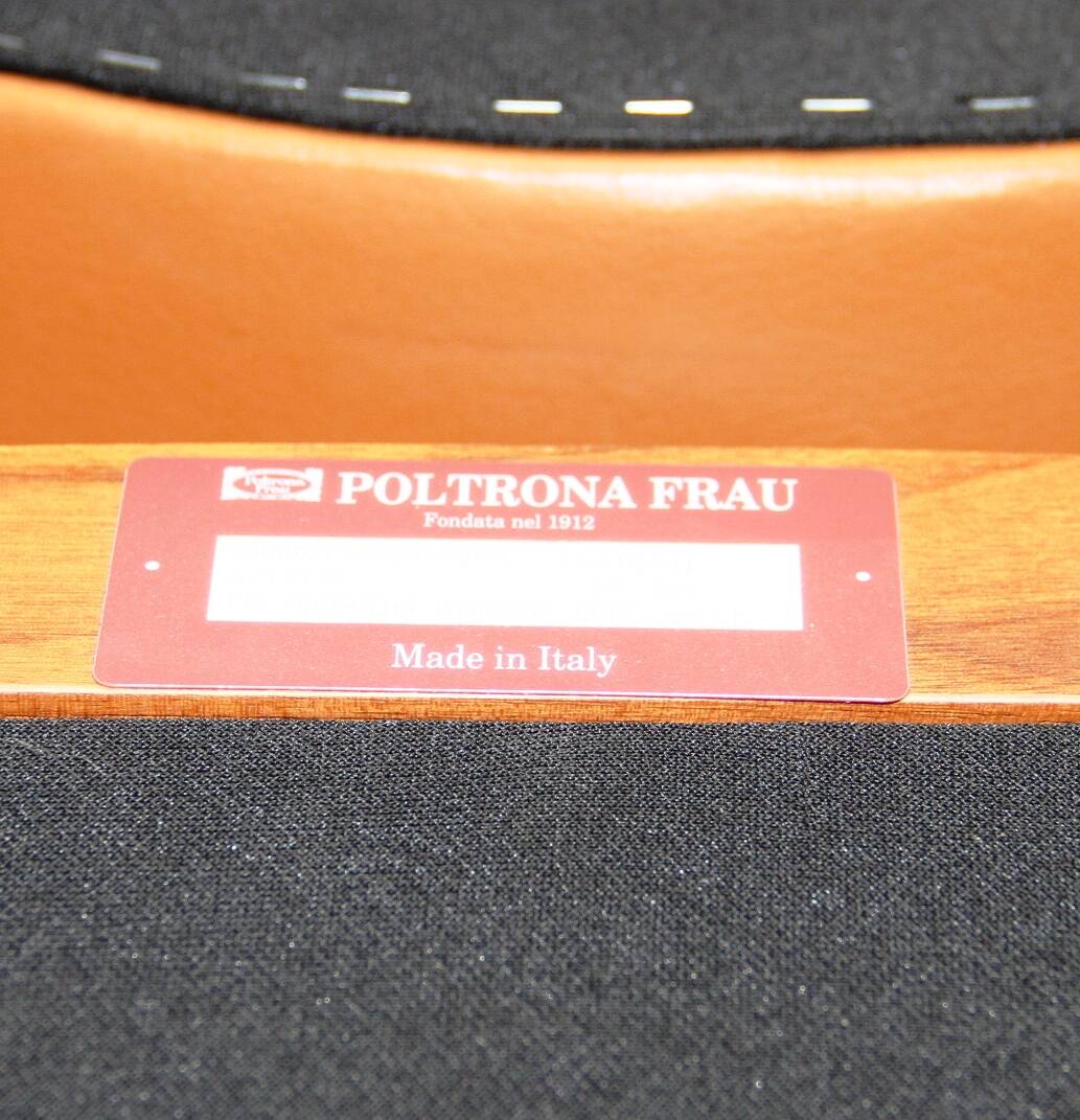 Paire de fauteuils Diamond Noce Pelle, Poltrona Frau