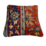 Vintage turkish rug cushion cover 45 x 45 cm