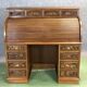 Bureau à cylindre d'inspiration asiatique années 70