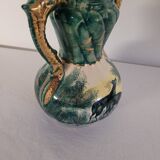 Old faience vase said to the "deer".