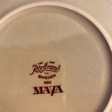 Set of 2 saucers and a Mayan Marianne Westman plate