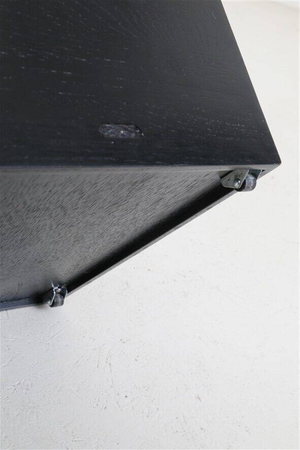 Black "Skagerak" / "Cutter" stool + box by Niels Hvass for Trip Trap / Fritz Hansen