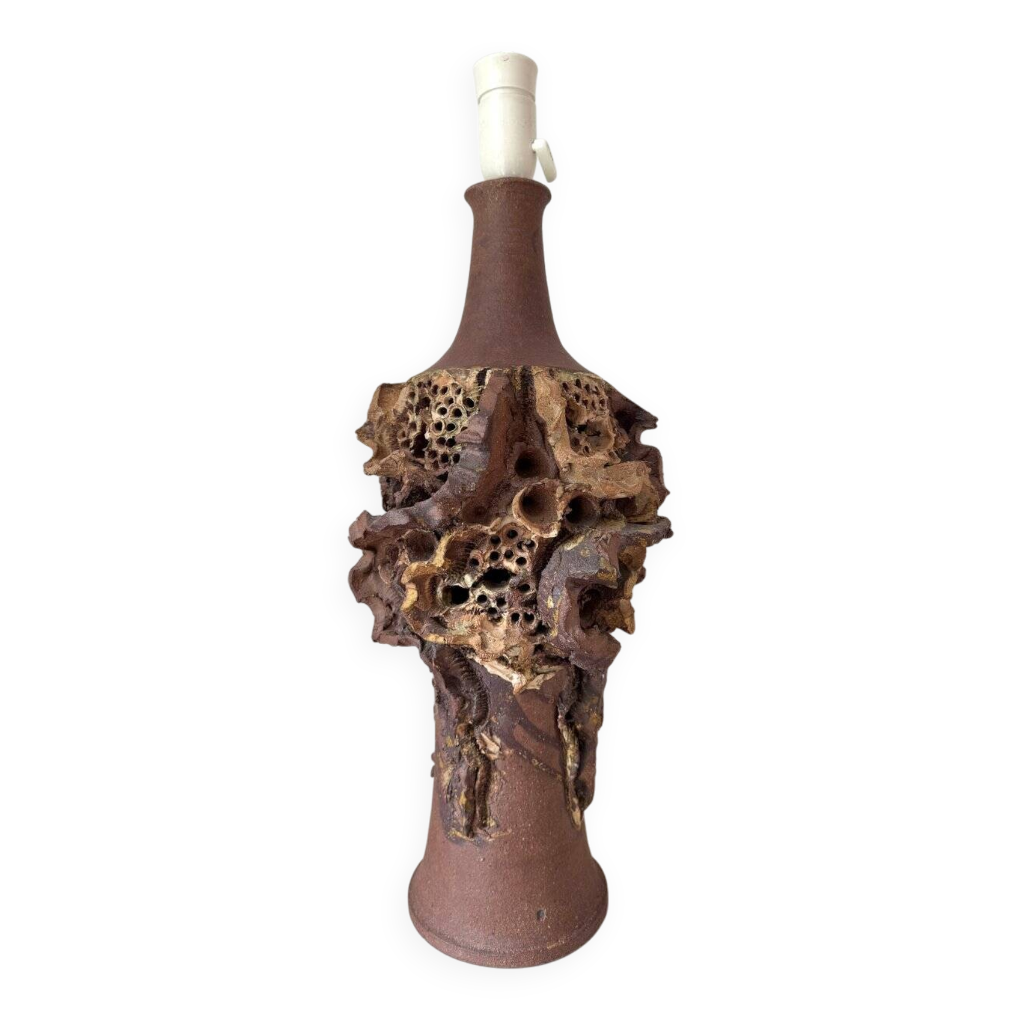 Table lamp by Bodil Marie Nielsen, denmark,  brutalist, 1960s