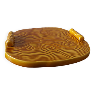 Noblaceram Limoges wood-effect slip cheese board