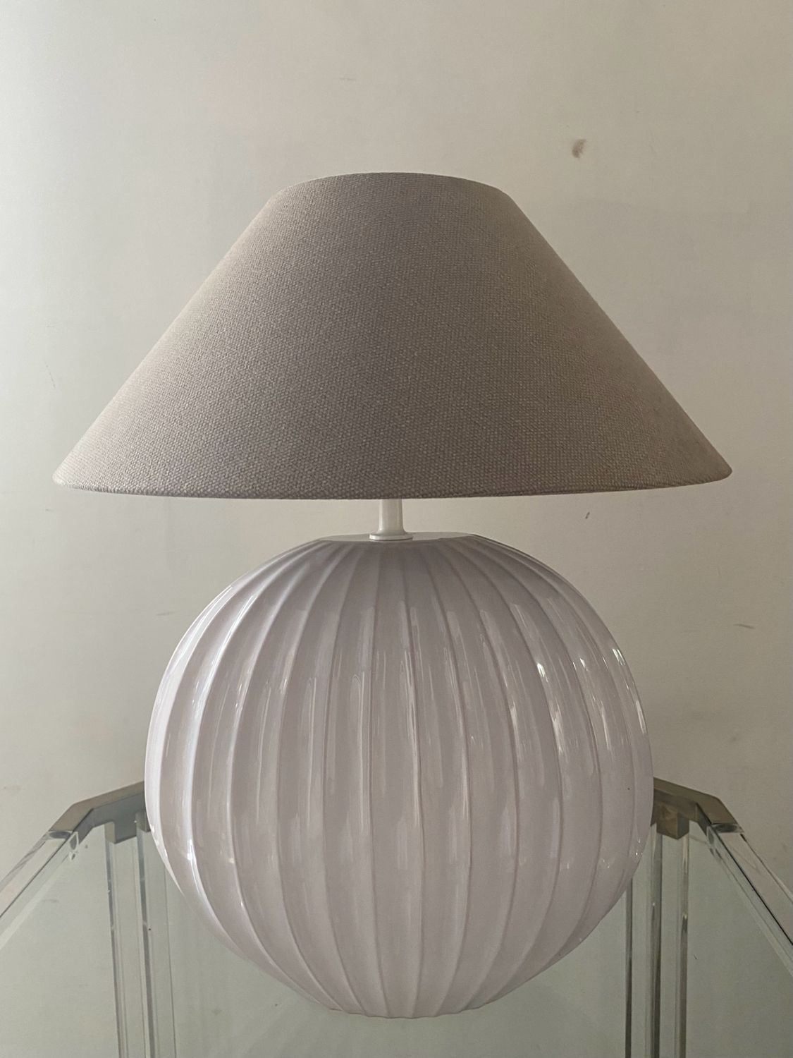 Vintage lamp Koralcoa ceramic 70s