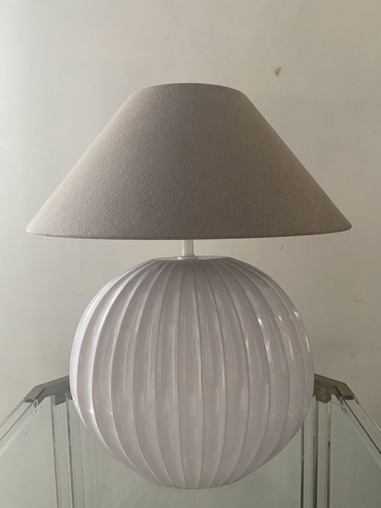 Vintage lamp Koralcoa ceramic 70s