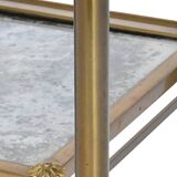 Bronze and gilded brass coffee table by Maison Jansen
