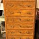 Semainier in rosewood veneer style louis XV Louis XVI