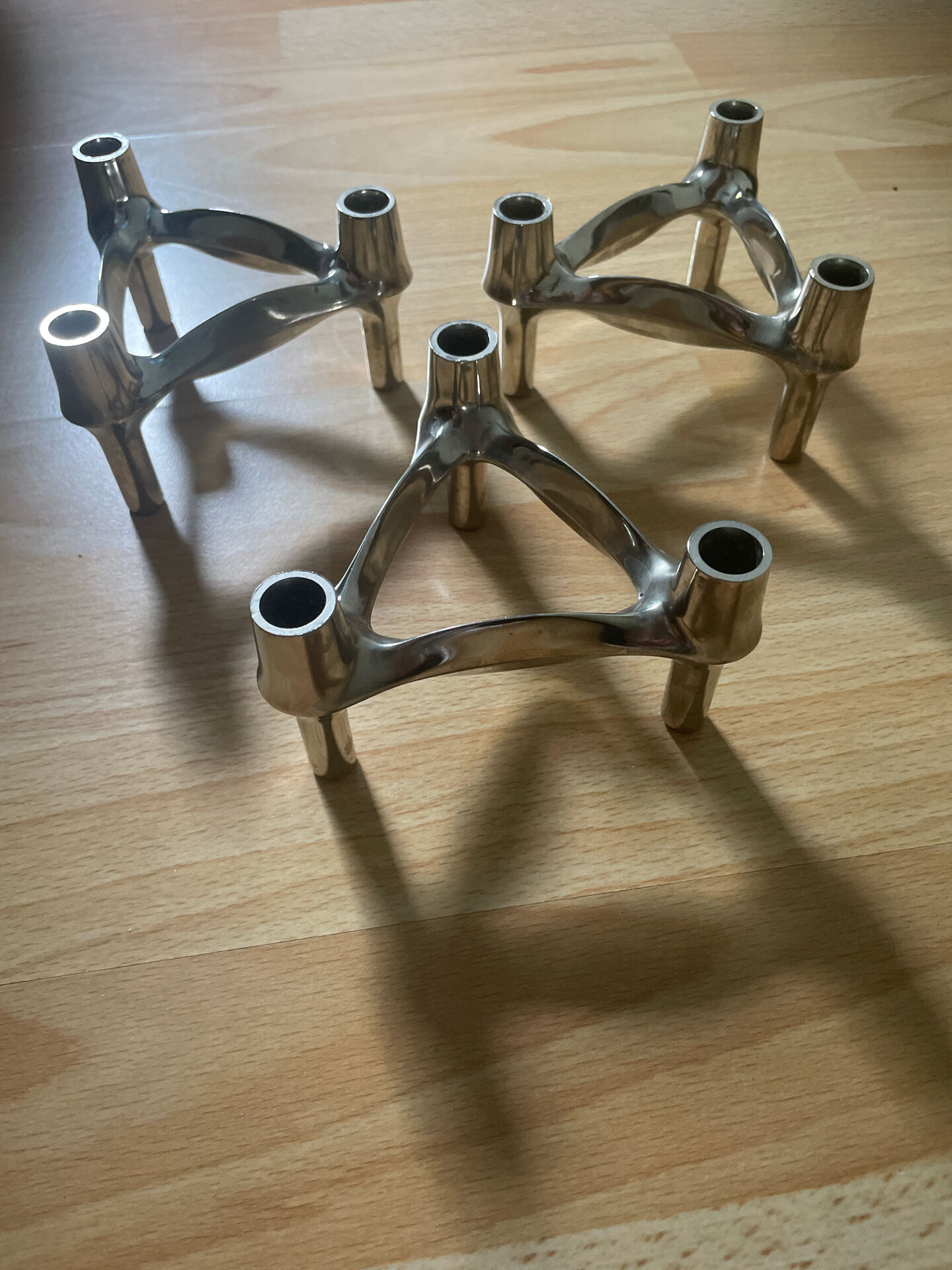 Vintage Nagel Stof candlestick model Bmf