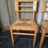 4 straw chairs