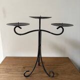 Vintage wrought iron candlestick