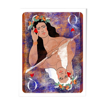Illustration "Lady of Hearts" A4