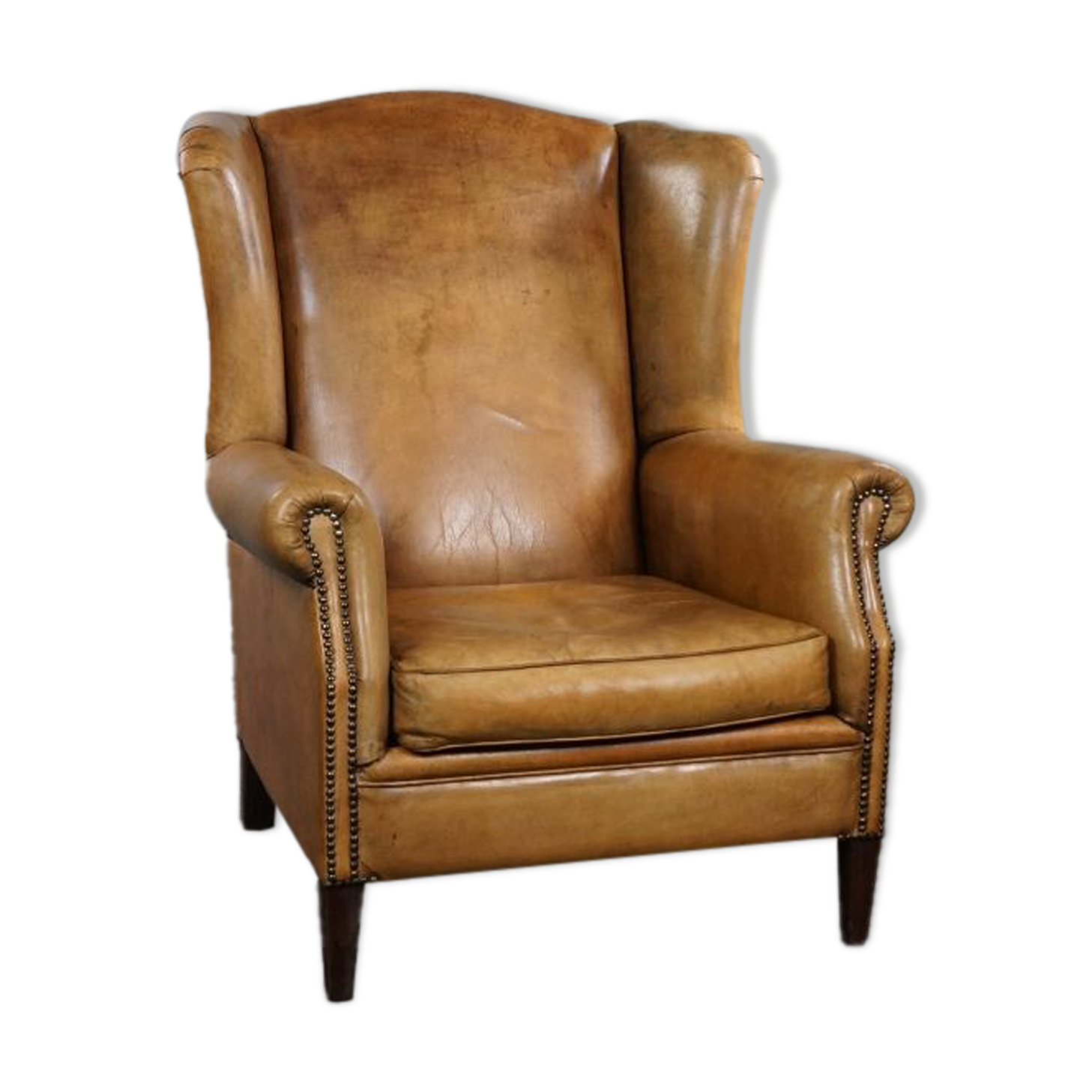 Classic sheepskin armchair