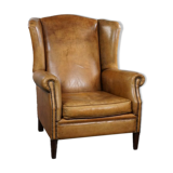 Classic sheepskin armchair