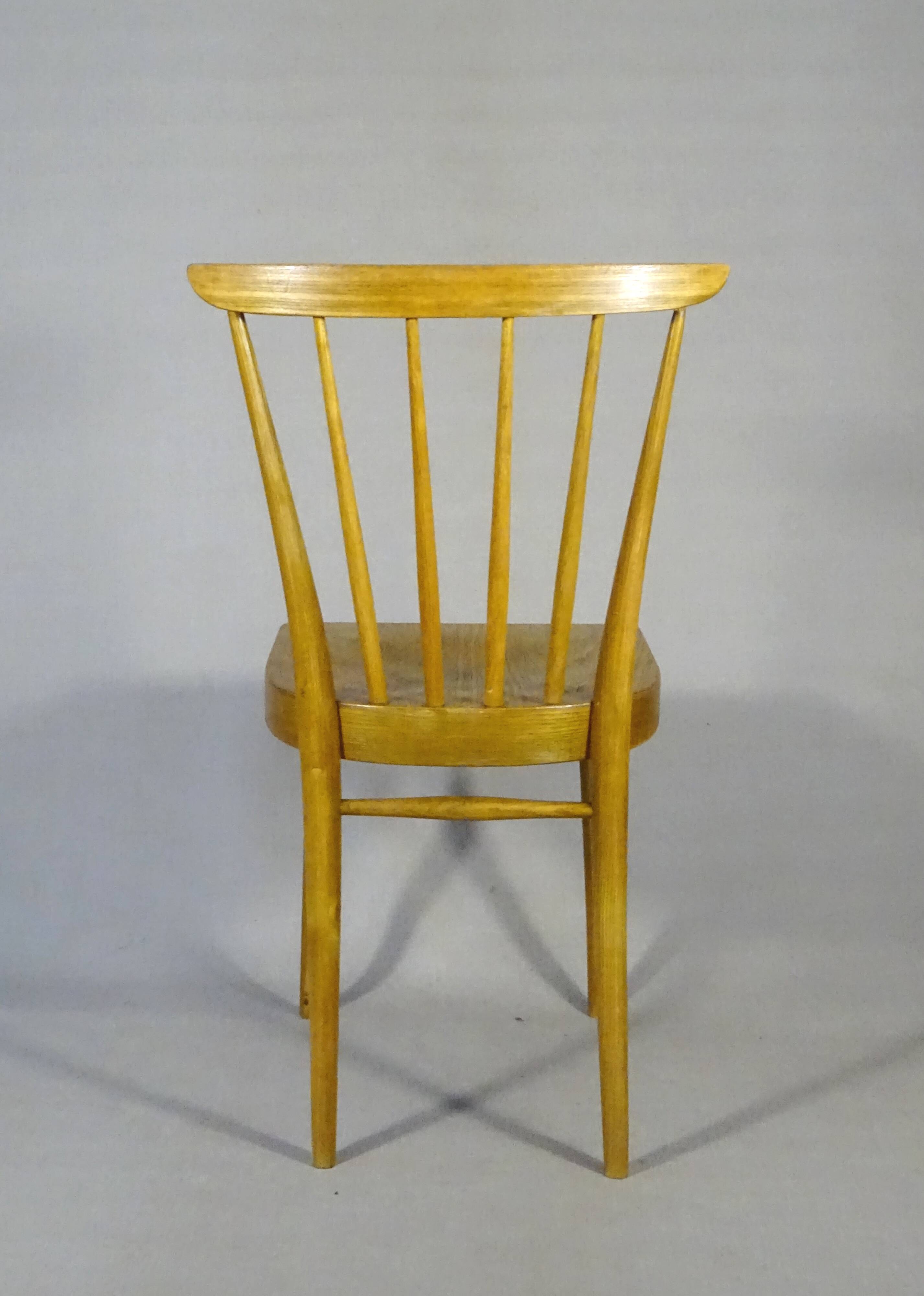 Scandinavian chair by Baumann 1975 light bistro.