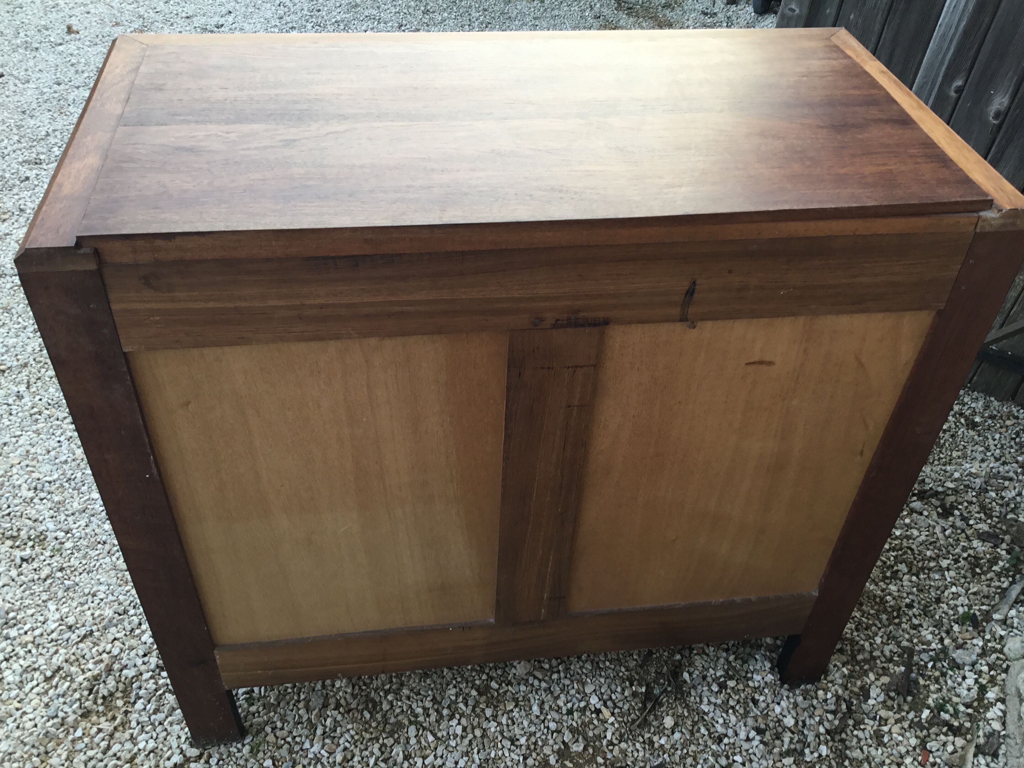 1950s dresser in revamped mahogany