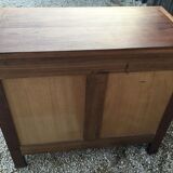 Commode des années 1950 en acajou relookée