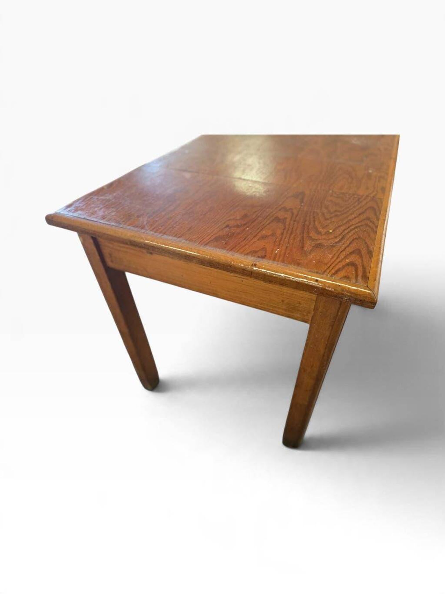 XL vintage solid wood dining table / farmhouse table