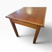 XL vintage solid wood dining table / farmhouse table