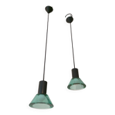 Suspensions design de Flavio Poli éditées par Seguso Murano Italie