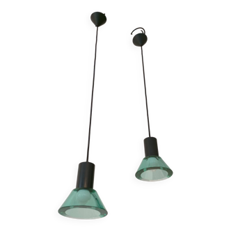 Suspensions design de Flavio Poli éditées par Seguso Murano Italie