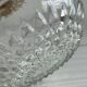 Sugar bowl box with glass lid floral decoration.