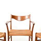 Danish teak dining chairs by Arne Wahl Iversen Glyngøre Stolefabrik