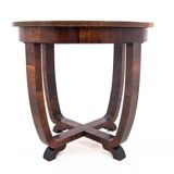 Art deco extendable table, poland, 1930s