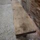 Banc en bois rustique