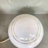 Golden opaline white opaline lamp