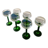 Set of 6 Alsace Luminarc white wine glasses