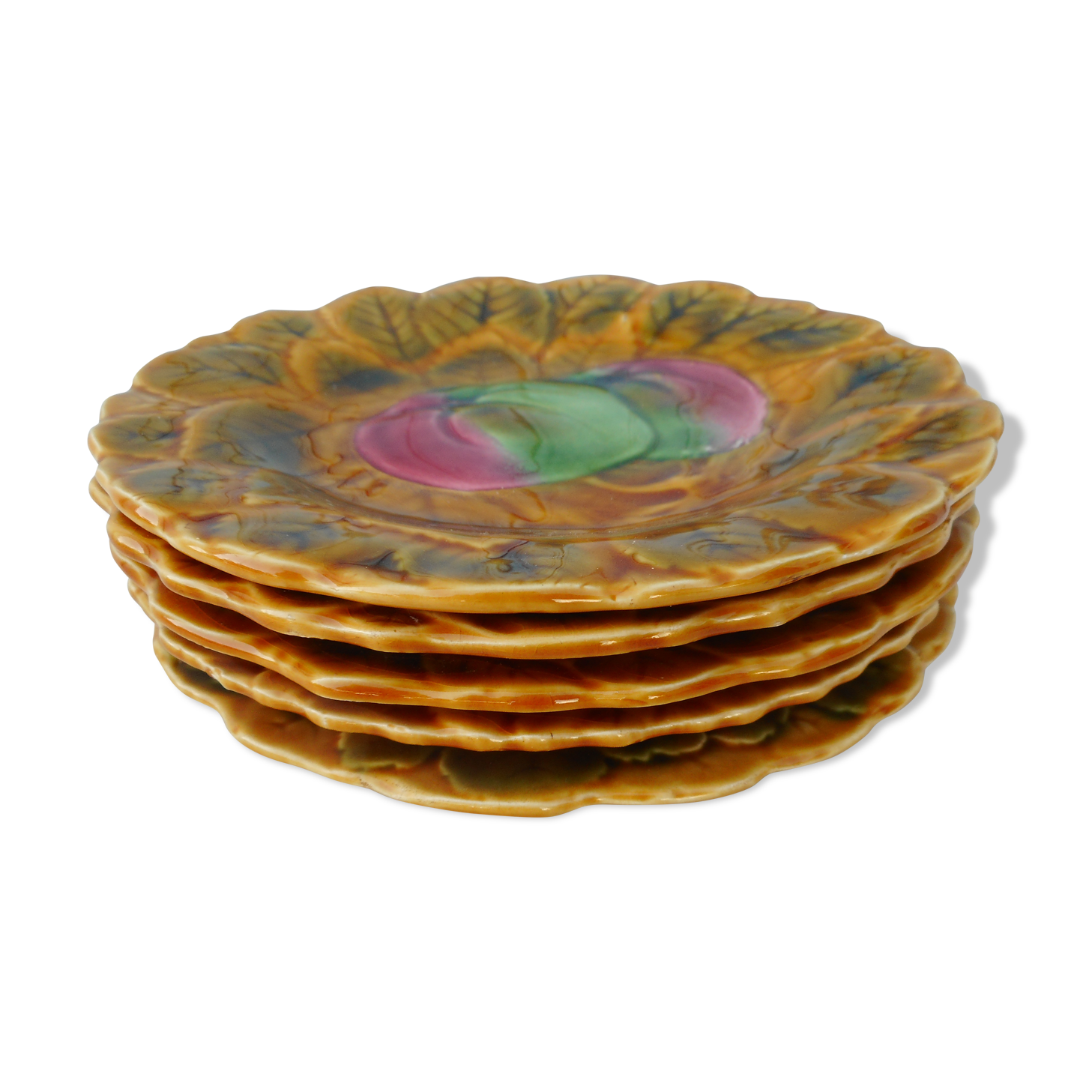 Five plates dessert in dabbling