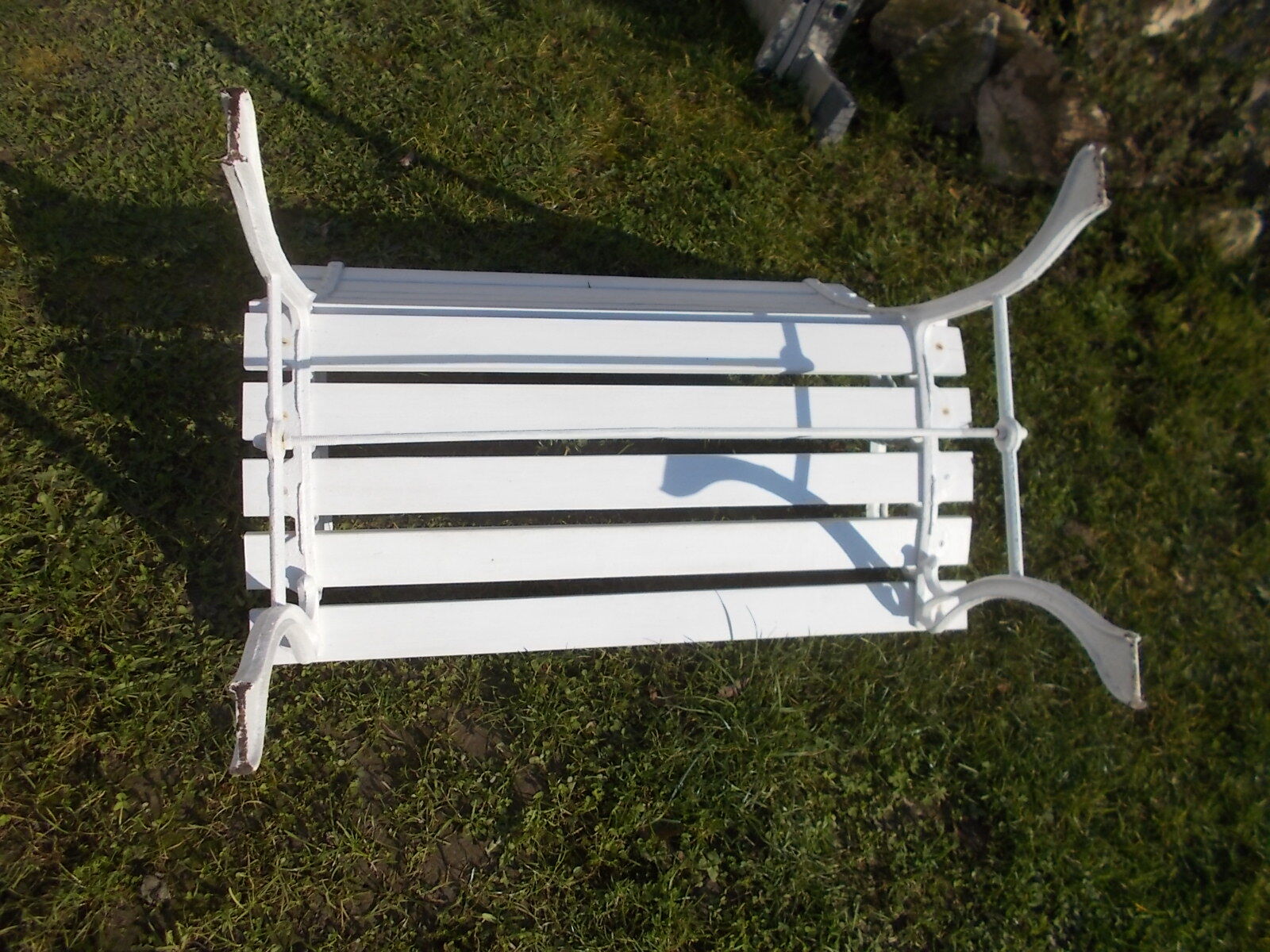 Wrought iron bench