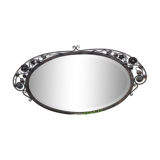Art Deco oval mirror
