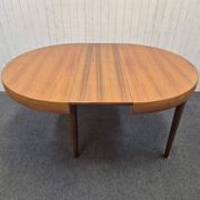 Table scandinave vintage double rallonge papillon